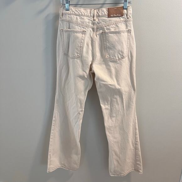 We The Free Free People Cream Jeans Size 28 - Picture 7 of 11